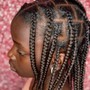 Kid's Medium Knotless Braids(12 Years and Under)