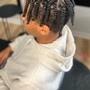 Men's Twists with hair added