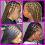 Kinky Twist in relaxed hair