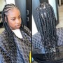 3 Layer Medium Feed In Braids (Waist Length)