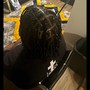 Small Mid Back Butterfly Locs