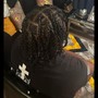 Small Mid Back Butterfly Locs