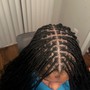 Small Knotless Braids