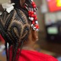 Kid's Braids w/beads(natural hair)