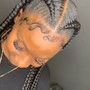 2 Feed In Braids