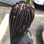 Triangle Part Box Braids