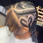 2 Feed In Braids