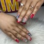 Nail Art- Full bling toenail