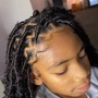 Kid's small knotless Braids