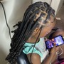 Kid's small knotless Braids