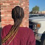 Feed In cornrows 2 braids