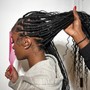 Knotless Goddess Braids (Medium) Butt Length