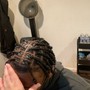 Men styled braids