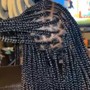 Large Knotless Braids