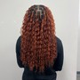 Smeduim boho knotless braids