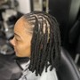 Loc Retwist with style