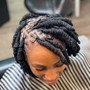 Loc updo