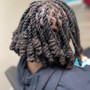 Loc updo