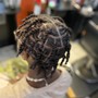 Loc Retwist and Style (Full head-lower back)