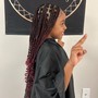 Medium Knotless braids- 12 and under