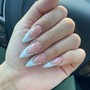 Full Set French Nails