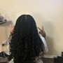 Knotless braids large