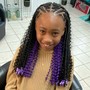 Fulani Braids (half up half down) TINY TOTS ONLY