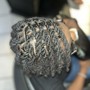 Loc Retwist and Style (just the top)