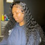 Half up half down quick weave