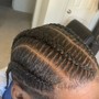 Half up half down quick weave