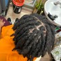 COMB RETWIST + CROCHET TIGHTENING OF CONNECTION POINTS OF INSTALLED LOC EXTENSIONS