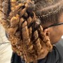 Kid’s braids with weave