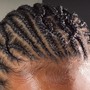 Kid's natural hair braided