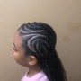 Straight Back Cornrows