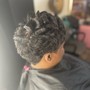 Roller Set-Natural hair