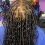 Large Knotless Individual Braids