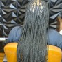 Medium Knotless  Braids