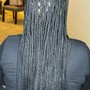 Medium Knotless  Braids