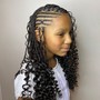 Medium, shoulder length Knotless Braids