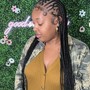 Lemonade braids shoulder length