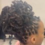 Retwist with Petals Updo