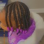 Two Layer Tribal Cornrows