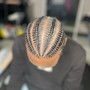 Men's Plaits (Half Head/Shaved Sides)