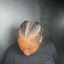 Men's Plaits (Half Head/Shaved Sides)