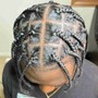 Natural Box Braids With Beads Adult