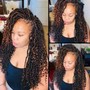 Boho Box braids Bob Medium with human hair