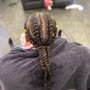 Boho knotless Braids