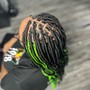 Large Boxbraids W/ Hair Included (Color 1b,27&30)