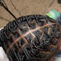 Loc style (barrel twists)