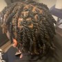 Locs Retwist HALF HEAD